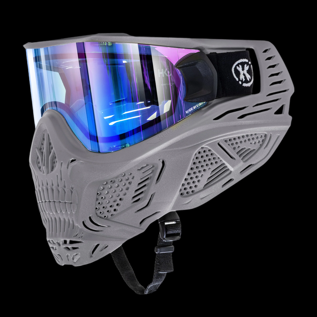 HSTL Skull Goggle "Crypt" - Grey w/ Ice Lens