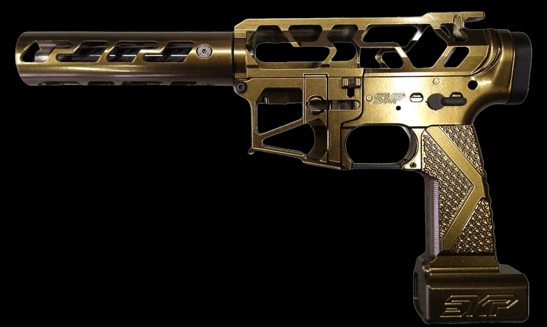 Kit receiver Halo shiny bronze + grip