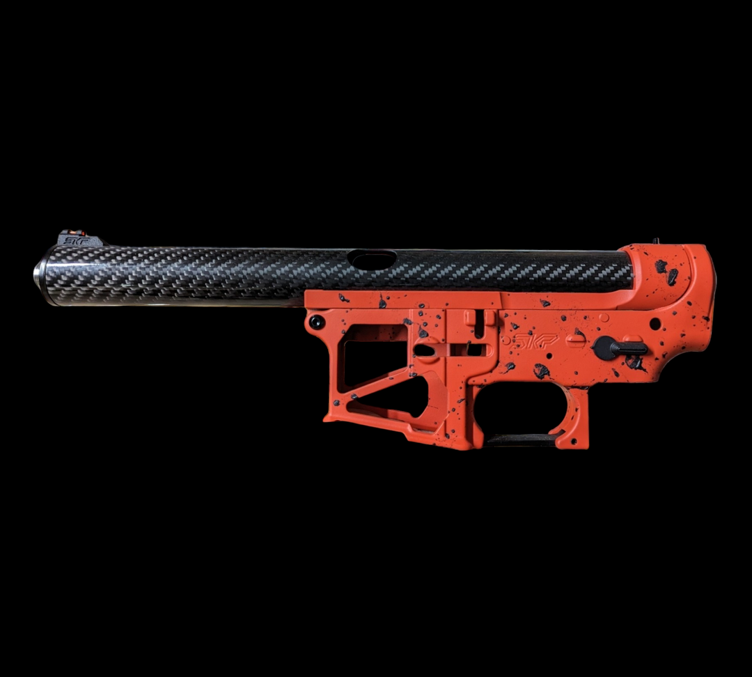 Kit alu carbon matt red/black