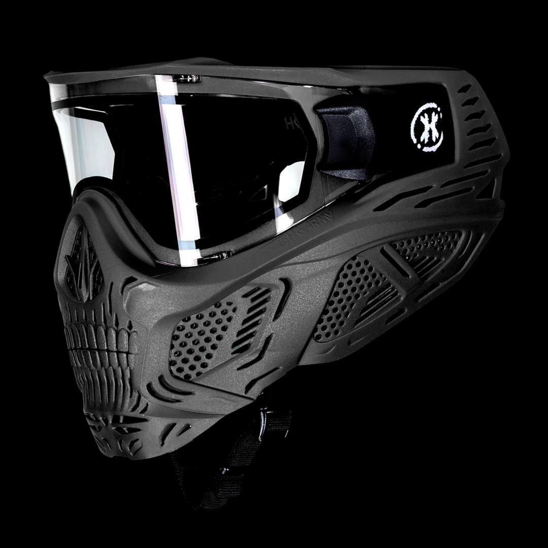 HSTL Skull Goggle - Black w/ Clear Lens