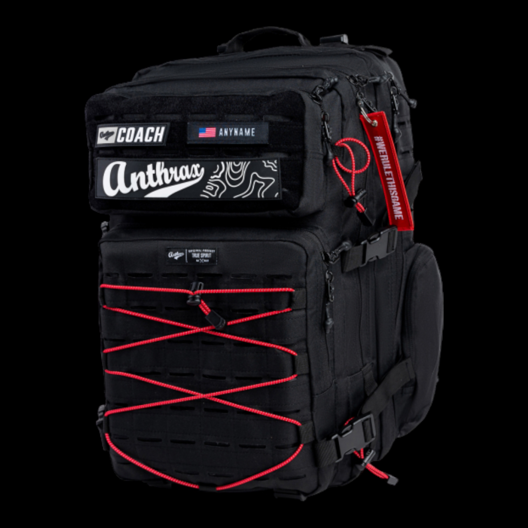 Anthrax Deployment 3.0 Backpack 45L Black Red – Airsoft Bag