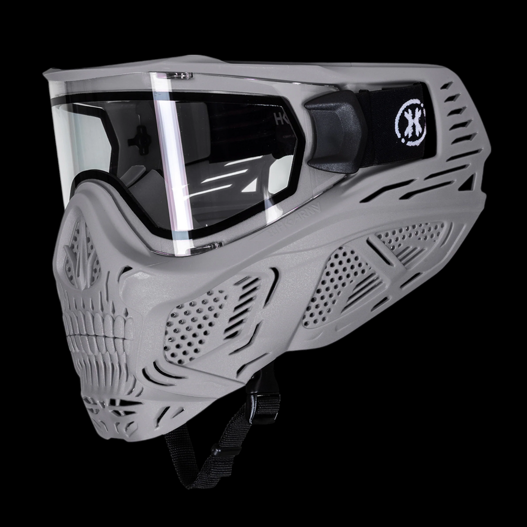 HSTL Skull Goggle - Grey w/ Clear Lens