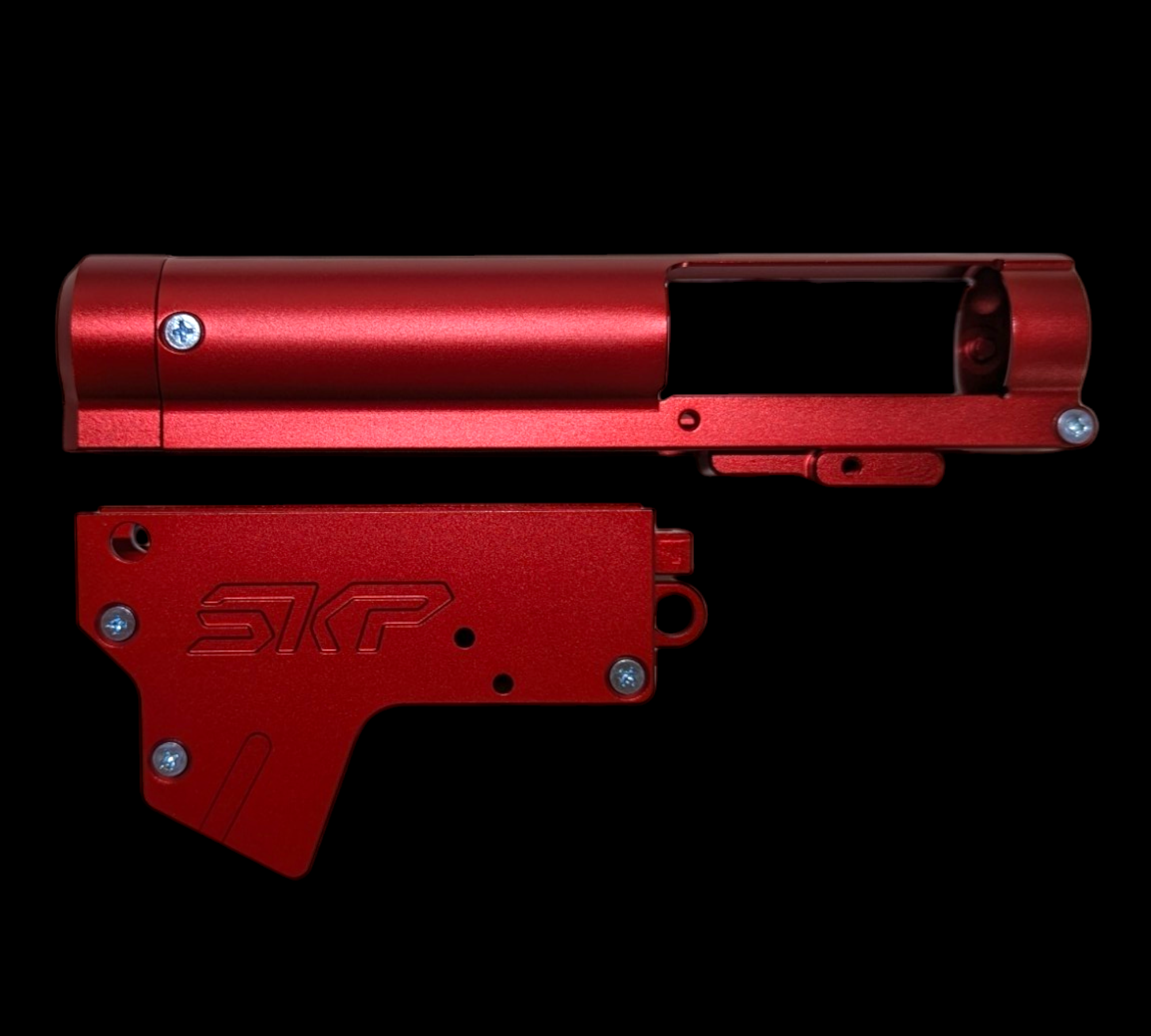 CNC Aluminium HPA Gearbox – Custom Airsoft Build | Skull Performance